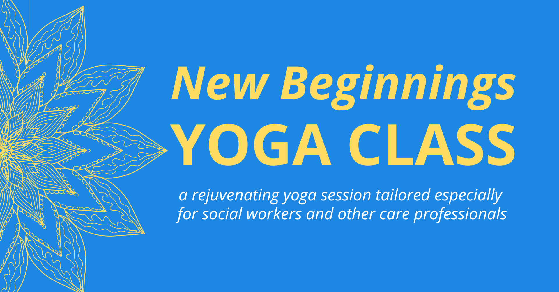 New Beginnings Yoga Class banner image